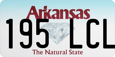 AR license plate 195LCL