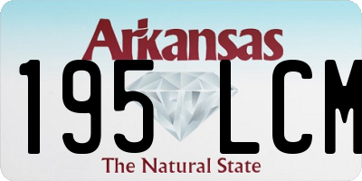 AR license plate 195LCM