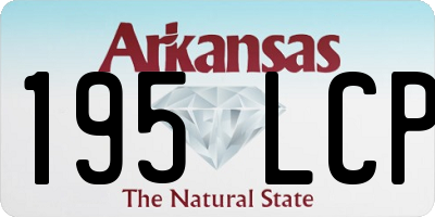 AR license plate 195LCP