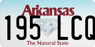 AR license plate 195LCQ