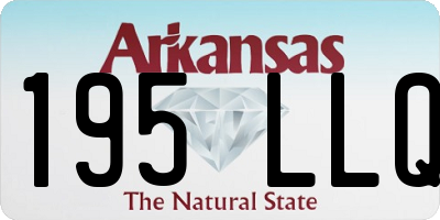 AR license plate 195LLQ