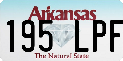 AR license plate 195LPF