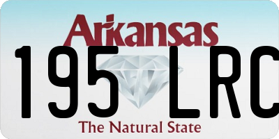 AR license plate 195LRC
