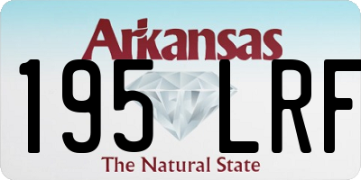 AR license plate 195LRF
