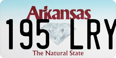 AR license plate 195LRY