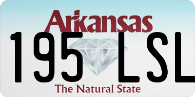 AR license plate 195LSL