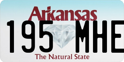 AR license plate 195MHE