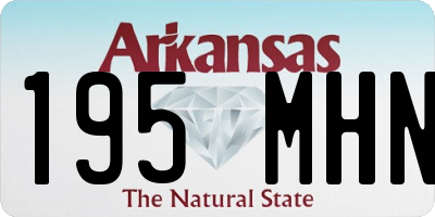 AR license plate 195MHN