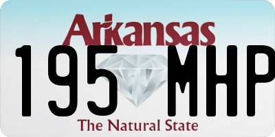 AR license plate 195MHP