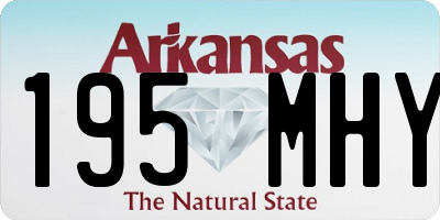 AR license plate 195MHY