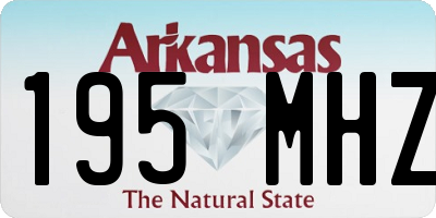 AR license plate 195MHZ