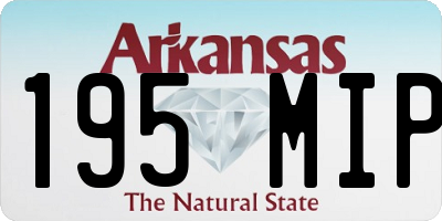 AR license plate 195MIP