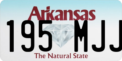 AR license plate 195MJJ