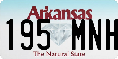 AR license plate 195MNH