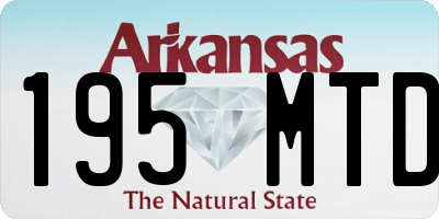 AR license plate 195MTD