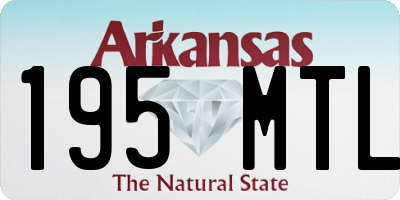 AR license plate 195MTL