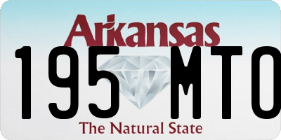 AR license plate 195MTO
