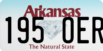 AR license plate 195OER