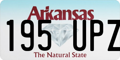 AR license plate 195UPZ