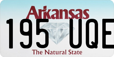 AR license plate 195UQE