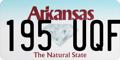 AR license plate 195UQF