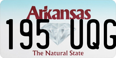 AR license plate 195UQG