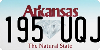 AR license plate 195UQJ