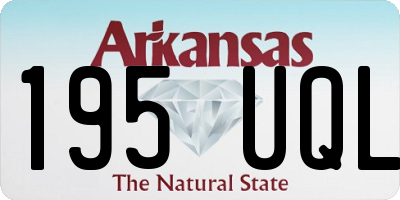 AR license plate 195UQL