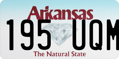 AR license plate 195UQM