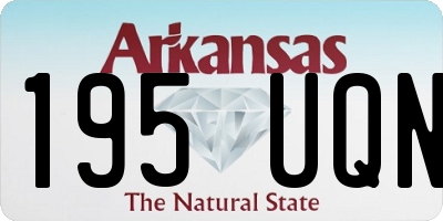 AR license plate 195UQN