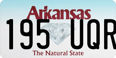 AR license plate 195UQR