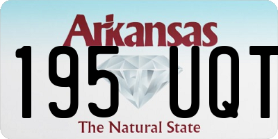 AR license plate 195UQT