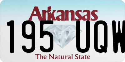 AR license plate 195UQW