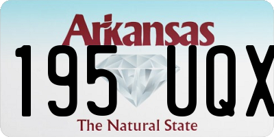 AR license plate 195UQX