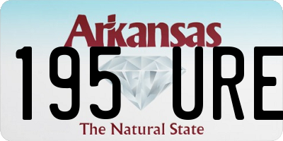AR license plate 195URE