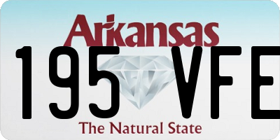 AR license plate 195VFE