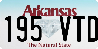 AR license plate 195VTD