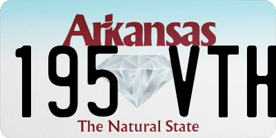 AR license plate 195VTH