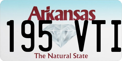AR license plate 195VTI