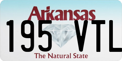 AR license plate 195VTL