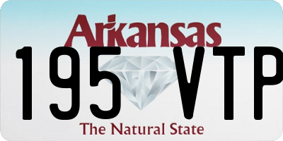 AR license plate 195VTP