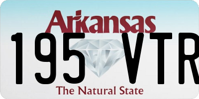 AR license plate 195VTR