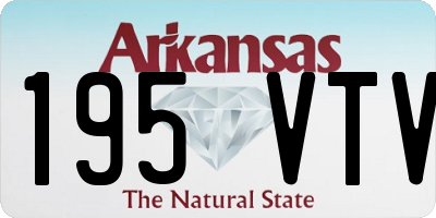 AR license plate 195VTV