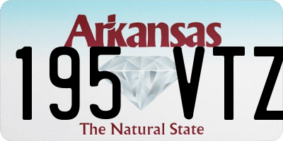 AR license plate 195VTZ