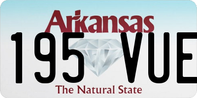AR license plate 195VUE