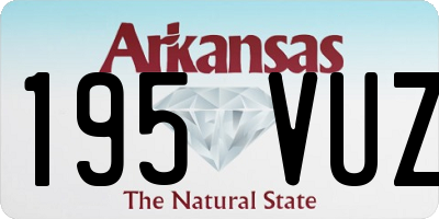 AR license plate 195VUZ