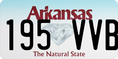 AR license plate 195VVB
