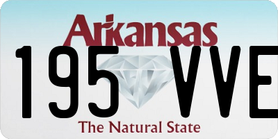 AR license plate 195VVE