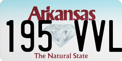 AR license plate 195VVL