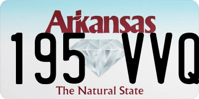 AR license plate 195VVQ